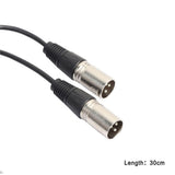 Maxbell 4Pieces 3Pin XLR Female Jack To Dual Male Plug Y Splitter Adapter Cord - Aladdin Shoppers