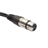 Maxbell 4Pieces 3Pin XLR Female Jack To Dual Male Plug Y Splitter Adapter Cord - Aladdin Shoppers