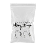 Maxbell 4Pieces 3Pin XLR Female Jack To Dual Male Plug Y Splitter Adapter Cord - Aladdin Shoppers