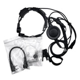 Maxbell PTT Throat MIC Covert Acoustic Tube Earpiece Headset for Tk-3206/3207/3102 - Aladdin Shoppers