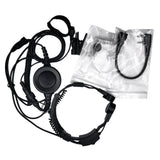 Maxbell PTT Throat MIC Covert Acoustic Tube Earpiece Headset for Tk-3206/3207/3102 - Aladdin Shoppers