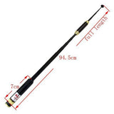 Maxbell Dual Band VHF/UHF Telescopic Antenna BNC Male 144/430MHz for IC V8/V80/V82 - Aladdin Shoppers