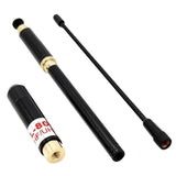 Maxbell Two Way Radio Dual Band VHF/UHF SMA Male Dismountable Telescopic Antenna for TYT TH-F8 TH-UVF9 TH-UV3R WouXun/Kenwood Walkie Talkies - Aladdin Shoppers