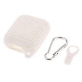 Maxbell Silicone Protective Cover and Charging Skin Case for AirPods White (Pack of 1) - Aladdin Shoppers