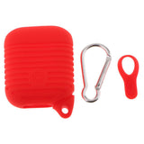 Maxbell Silicone Protective Cover and Charging Skin Case for AirPods Red (Pack of 1) - Aladdin Shoppers