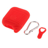 Maxbell Silicone Protective Cover and Charging Skin Case for AirPods Red (Pack of 1) - Aladdin Shoppers