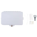 Maxbell Maxbell 6 Core FTTH Fiber Optic Distribution Box, ABS Outdoor FTTH Terminal Box