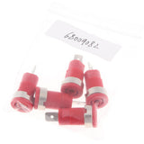 Maxbell Maxbell 5pcs 4mm Banana Jack Panel Mount Binding Post Socket Terminal Connector 1000V 32A, Red