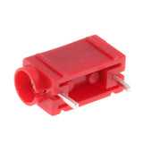 Maxbell 4mm Banana Jack Panel Mount Stacking Socket Terminal Connector 30V-60V 24A Red - Aladdin Shoppers