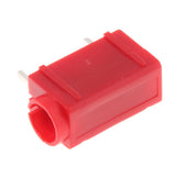 Maxbell 4mm Banana Jack Panel Mount Stacking Socket Terminal Connector 30V-60V 24A Red - Aladdin Shoppers