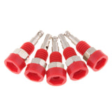 Maxbell 5pcs 2mm Banana Jack Panel Mount Binding Post Socket Terminal Connector (30V-60V 10A Red) - Aladdin Shoppers