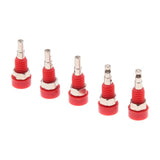 Maxbell 5pcs 2mm Banana Jack Panel Mount Binding Post Socket Terminal Connector (30V-60V 10A Red) - Aladdin Shoppers