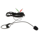 Maxbell Dual 3.5mm Plug Monaural Earhook Hanging Headset, Hands-Free Call Center Headphone with Noise Canceling Mic - Aladdin Shoppers