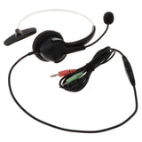 Maxbell Professional Telephone Headset Clear Voice Noise Cancellation Customer Service Wired Head-Mounted Monaural 3.5mm Headphone Jack for Call Center - Aladdin Shoppers