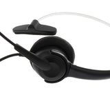 Maxbell Professional Telephone Headset Clear Voice Noise Cancellation Customer Service Wired Head-Mounted Monaural 3.5mm Headphone Jack for Call Center - Aladdin Shoppers