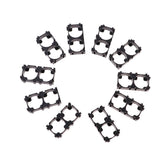 Maxbell 10pcs 18650 Battery Cell Spacer Radiating Shell Plastic Heat Black Holder - Aladdin Shoppers