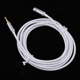 3.5mm Extension Audio Male To Female Headphone Cable White 2meter - Aladdin Shoppers