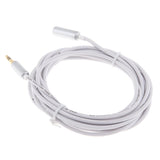 3.5mm Extension Audio Male To Female Headphone Cable White 3meter - Aladdin Shoppers