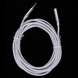 3.5mm Extension Audio Male To Female Headphone Cable White 3meter - Aladdin Shoppers