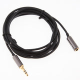 3.5mm Extension Audio Male To Female Headphone Cable 2m - Aladdin Shoppers