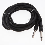 6.5mm Male To Male Mono Audio Cable For Guitar Speaker Amplifier 3meter - Aladdin Shoppers