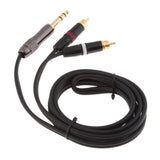 6.35mm To Dual RCA Amplifier Mixing Console TRS Audio Cable 1.5m - Aladdin Shoppers
