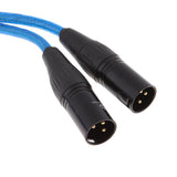 1/8 Inch to Dual XLR Stereo Splitter Y Audio Cable (1.6FT) - Male 3.5mm Phono Mono to XLR Male Connector Wire Cord Plug Jack - Aladdin Shoppers