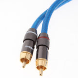 Dual 1/4 Inch to Dual RCA Stereo Audio Cable (1.6FT) - Male 6.35mm Phono Mono to RCA Male Connector Wire Cord Plug Jack - Aladdin Shoppers