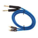 Dual 1/4 Inch to Dual RCA Stereo Audio Cable (4.9FT) - Male 6.35mm Phono Mono to RCA Male Connector Wire Cord Plug Jack - Aladdin Shoppers