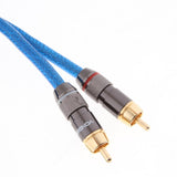 Dual 1/4 Inch to Dual RCA Stereo Audio Cable (6.6FT) - Male 6.35mm Phono Mono to RCA Male Connector Wire Cord Plug Jack - Aladdin Shoppers