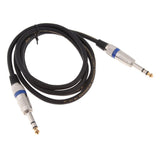 6.5mm Jack Audio Cable 6.35 Jack Male to Male Aux Cord for Guitar Mixer - Aladdin Shoppers