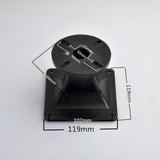 Maxbell 120x120mm Flat Mouth 25mm Throat Loudspeaker Horn Tweeter for Home Audio Amplifier Speaker, Long-throw Distance - Aladdin Shoppers