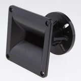 Maxbell 120x120mm Flat Mouth 25mm Throat Loudspeaker Horn Tweeter for Home Audio Amplifier Speaker, Long-throw Distance - Aladdin Shoppers