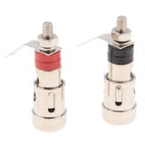 Maxbell 2x Pure Copper Binding Post Terminal Speaker Amplifier Banana Plug Connector - Aladdin Shoppers