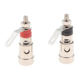Maxbell 2x Pure Copper Binding Post Terminal Speaker Amplifier Banana Plug Connector - Aladdin Shoppers