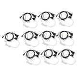 Maxbell 10 PCS Advanced Covert Acoustic Tube Bodyguard FBI Earpieces Headsets Mic for Motorola 1-Pin Two Way Radios - Aladdin Shoppers