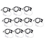 Maxbell 10 PCS Advanced Covert Acoustic Tube Bodyguard FBI Earpieces Headsets Mic for Motorola 1-Pin Two Way Radios - Aladdin Shoppers