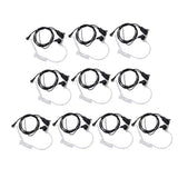 Maxbell 10 PCS Advanced Covert Acoustic Tube Bodyguard FBI Earpieces Headsets Mic for Motorola 1-Pin Two Way Radios - Aladdin Shoppers
