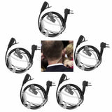 Maxbell 5 PCS Advanced Covert Acoustic Tube Bodyguard FBI Earpieces Headsets Mic for Motorola 2-Pin Two Way Radios - Aladdin Shoppers