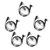 Maxbell 5 PCS Advanced Covert Acoustic Tube Bodyguard FBI Earpieces Headsets Mic for Motorola 2-Pin Two Way Radios - Aladdin Shoppers