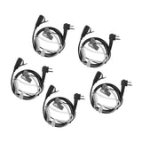 Maxbell 5 PCS Advanced Covert Acoustic Tube Bodyguard FBI Earpieces Headsets Mic for Motorola 2-Pin Two Way Radios - Aladdin Shoppers