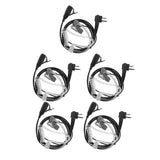 Maxbell 5 PCS Advanced Covert Acoustic Tube Bodyguard FBI Earpieces Headsets Mic for Motorola 2-Pin Two Way Radios - Aladdin Shoppers