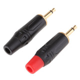 Maxbell 2x 3.5mm 1/8inch Mono Audio Male Plug Jack Connector Solder - Aladdin Shoppers