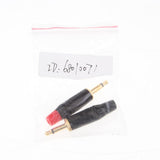 Maxbell 2Pieces 3.5mm Mono Male Repair Earphones Audio Solder Jack Plug Adapter - Aladdin Shoppers