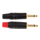 Maxbell 2Pieces 3.5mm Mono Male Repair Earphones Audio Solder Jack Plug Adapter - Aladdin Shoppers