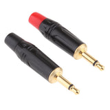 Maxbell 2Pieces 3.5mm Mono Male Repair Earphones Audio Solder Jack Plug Adapter - Aladdin Shoppers