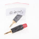 Maxbell 2x 3.5mm 1/8inch 3Pole Audio Male Plug Jack Connector Solder - Aladdin Shoppers