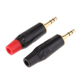 Maxbell 2x 3.5mm 1/8inch 3Pole Audio Male Plug Jack Connector Solder - Aladdin Shoppers