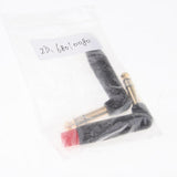 Maxbell 2Pieces 90 Degree 6.35mm 1/4inch Wire Connector Male Jack Plug Adapter Solder Connector - Aladdin Shoppers