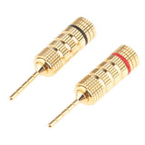 2Pieces 2mm Speaker Wire Pin Plug Banana Connector Screw Lock - Aladdin Shoppers